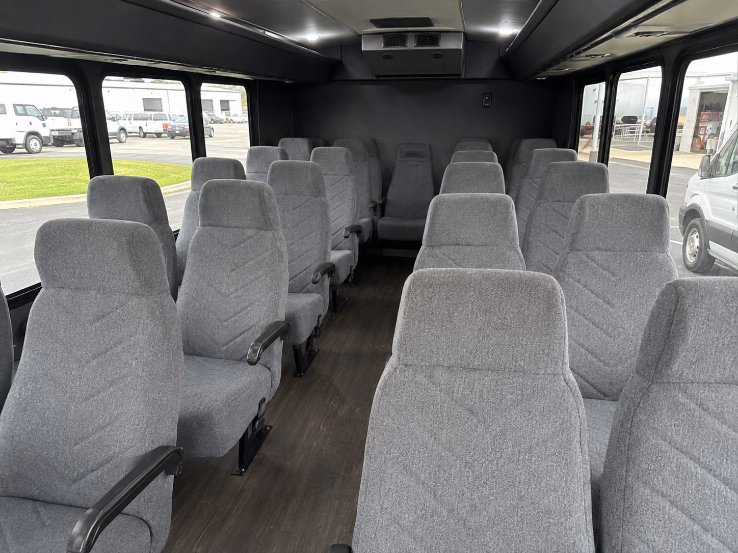 hamden 15 passenger minibus interior