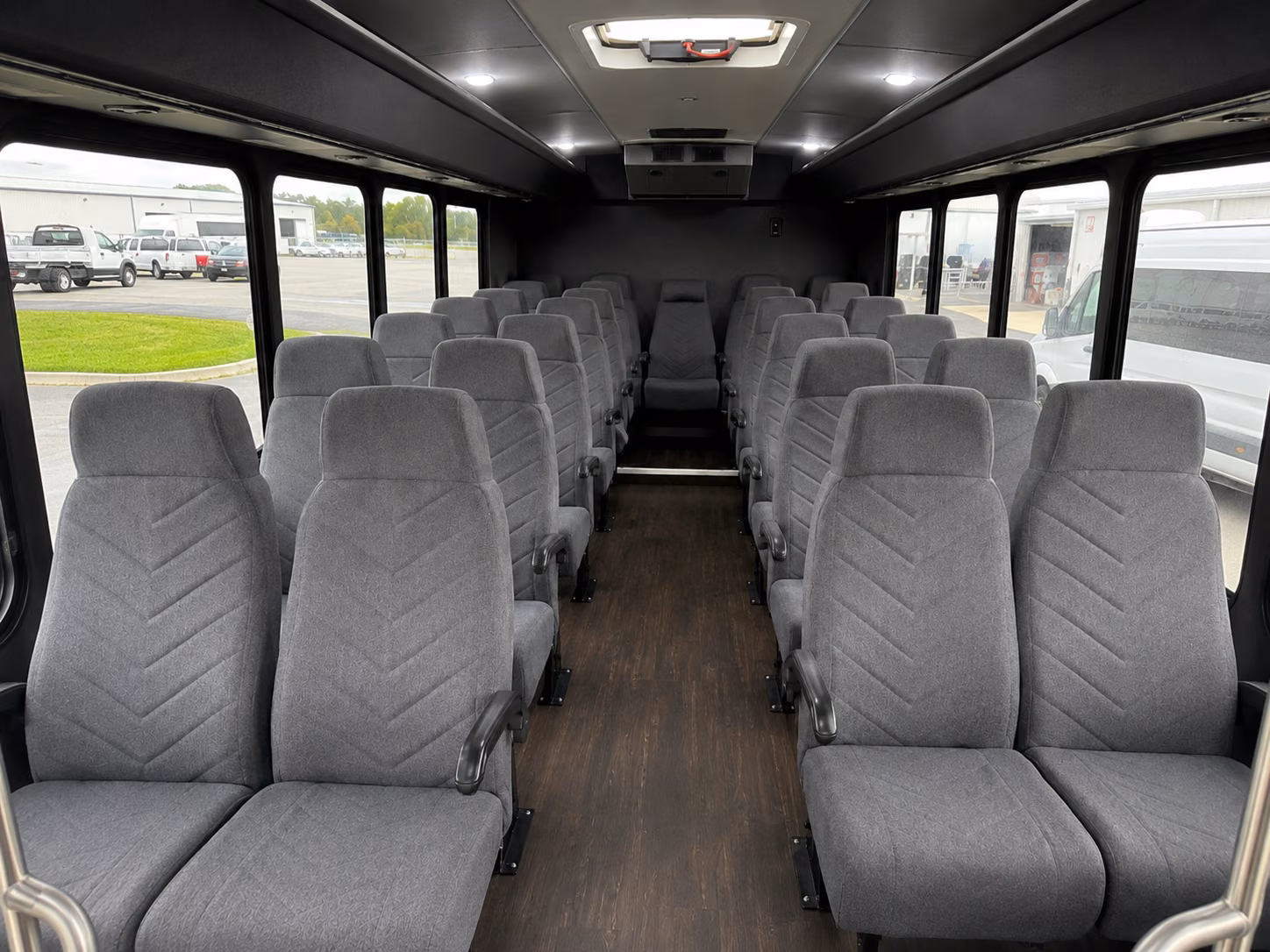hamden 18 passenger minibus inside