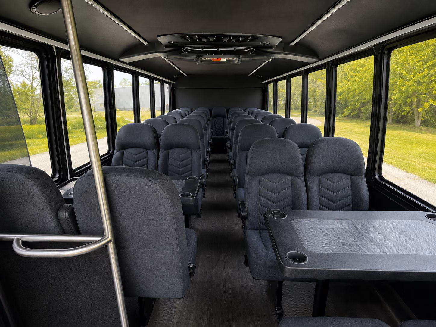 hamden 20 passenger minibus interior