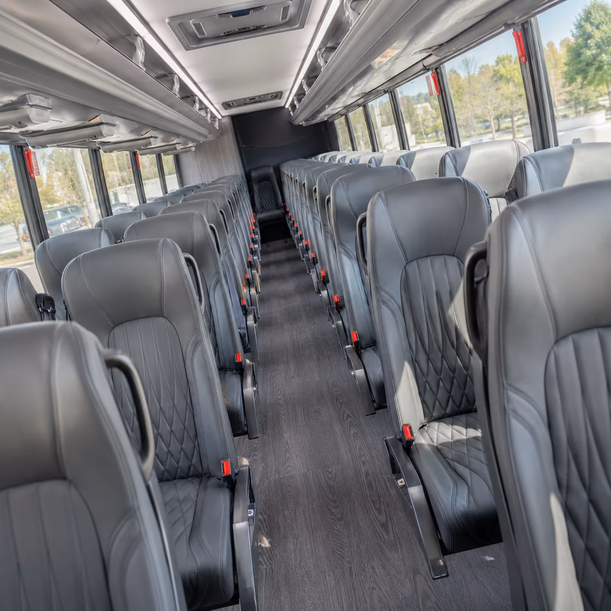hamden 30 passenger minibus inside