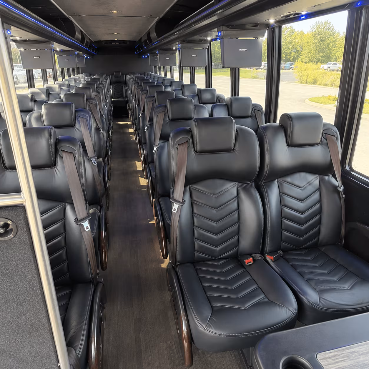 hamden 30 passenger minibus interior