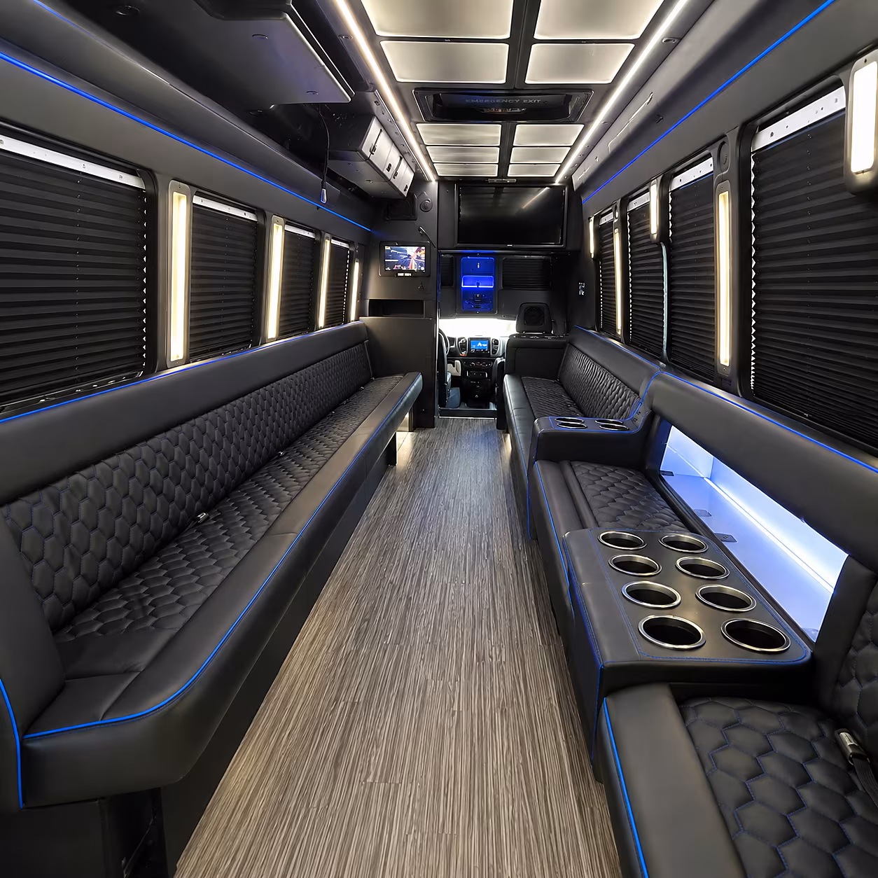 hamden party bus inside