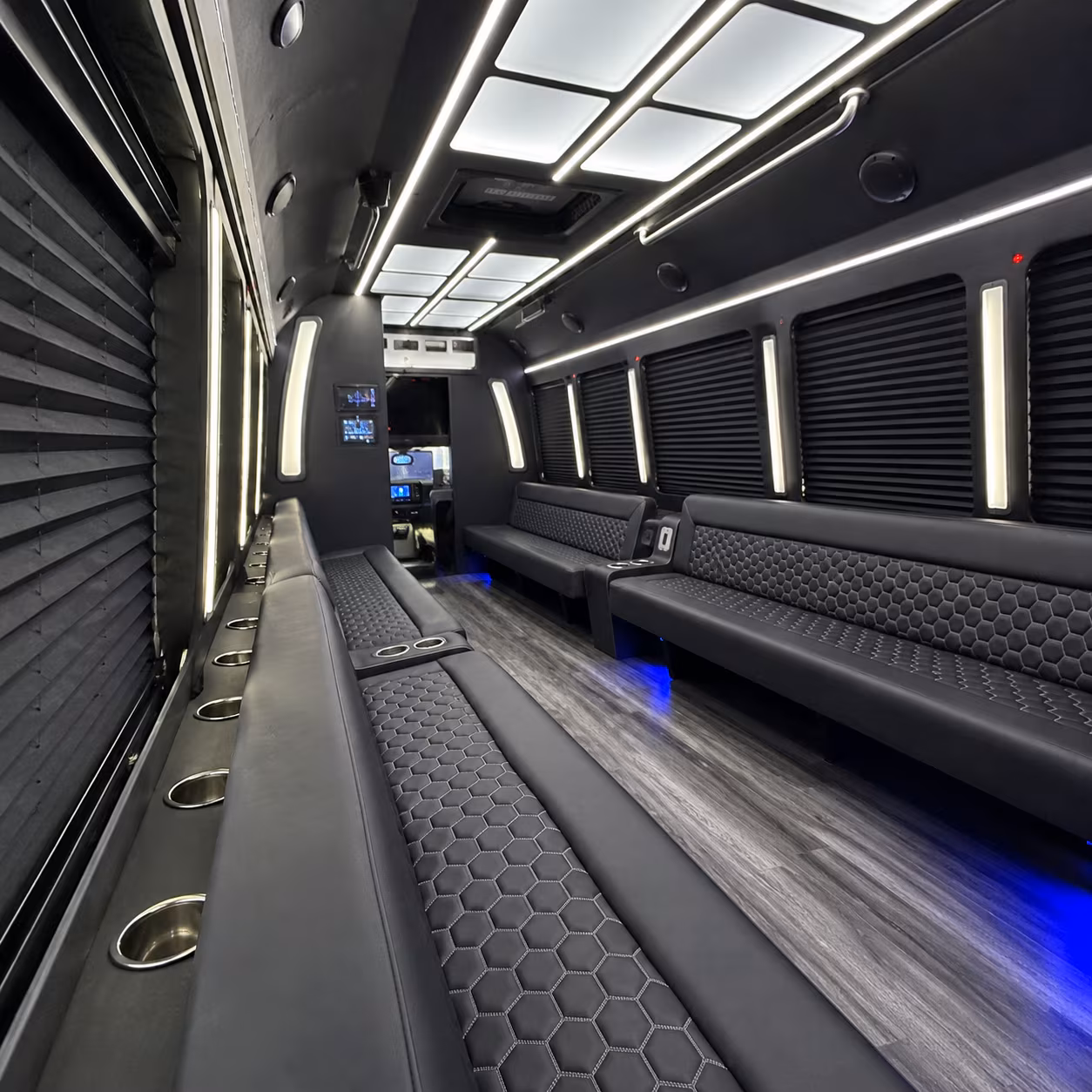 hamden party bus interior