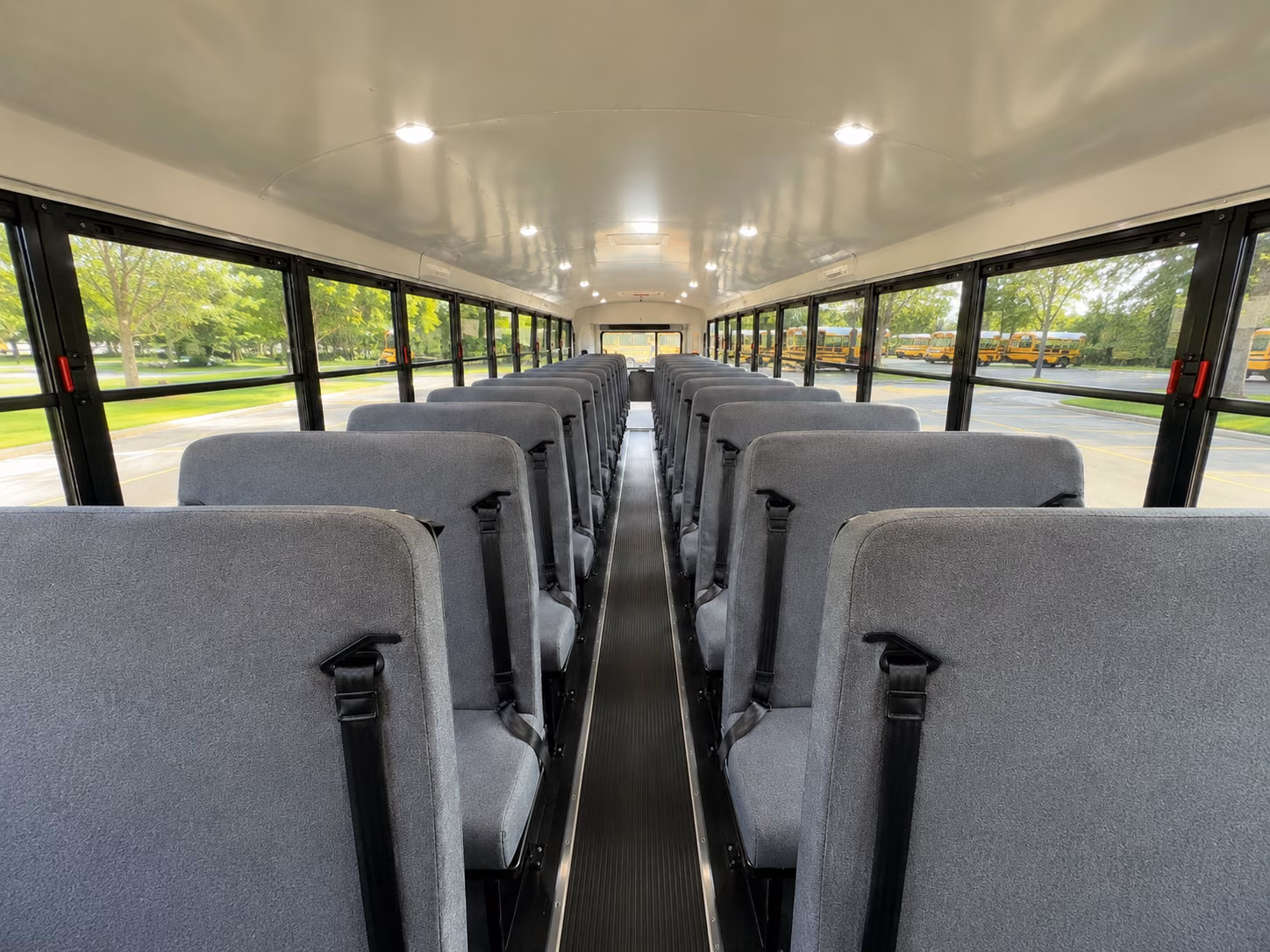 hamden school bus inside