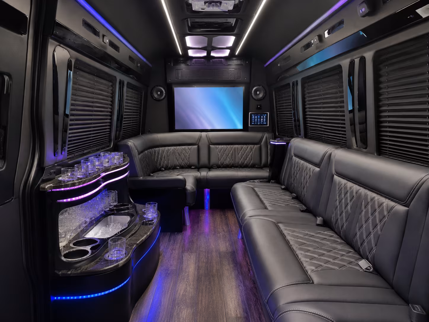 hamden sprinter limousine inside