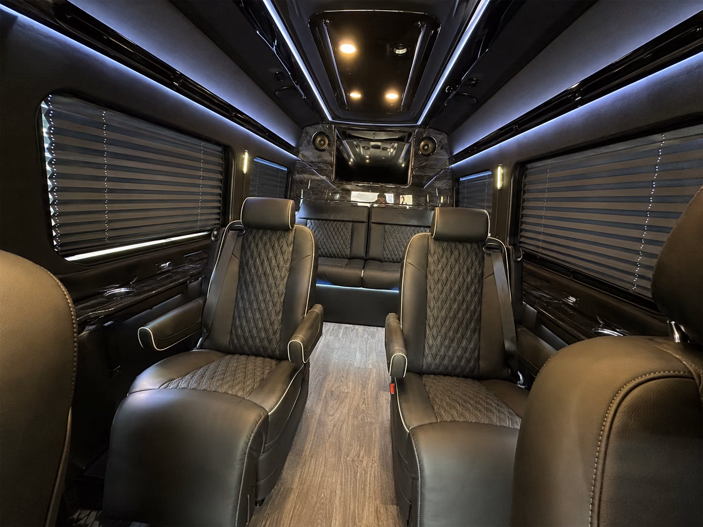 hamden sprinter van with driver inside